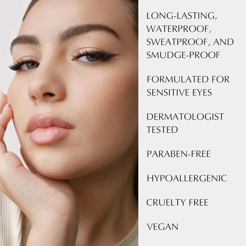 Xtreme Lashes Brow Pencil - Dark Brown, Waterproof & Smudge-Proof, Long-Lasting Vegan Makeup