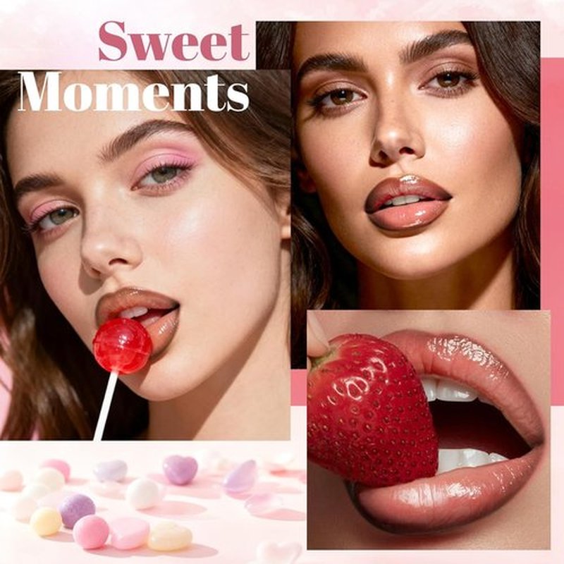 Noerrors 3 in 1 Nude Peach Lip Kit - Hydrating Lip Gloss, Matte Velvet Lip Glaze & Creamy Liner Set