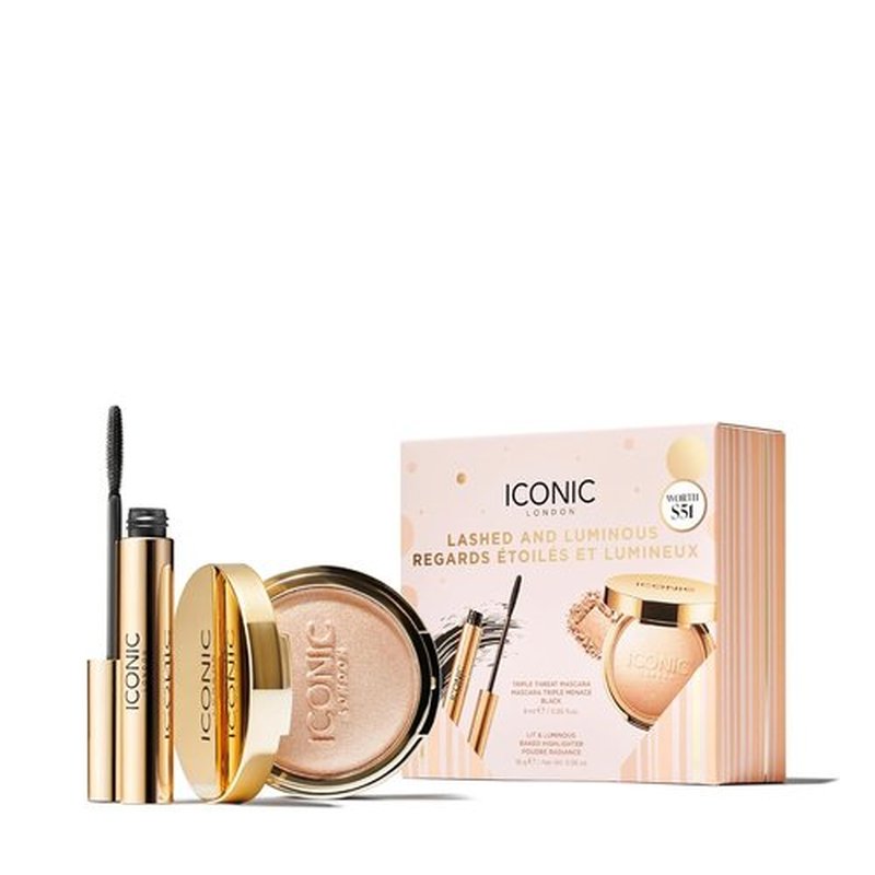 Iconic London Makeup Set - Natural Glow & Radiant Highlight | Travel-Friendly, Vegan, Cruelty-Free