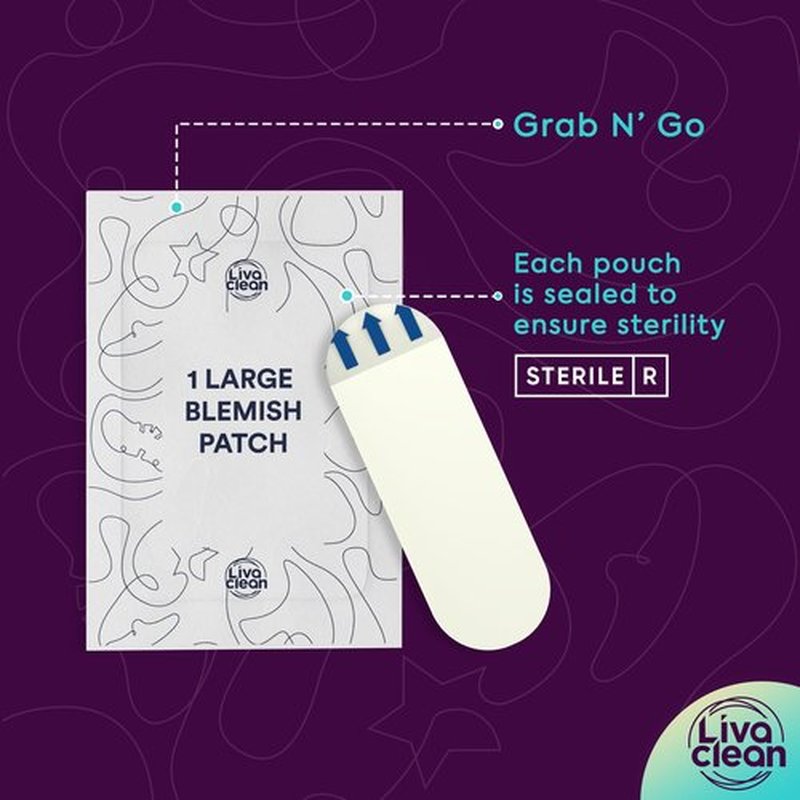 50CT Large Pimple Patches for Face Nose Spots Pores - XL Blemish Patches Acne Patch for Chin Forehead Body - Hydrocolloid Bandages for Acne - Big Clear Zit Stickers Large Hydrocolloid Patch Strips