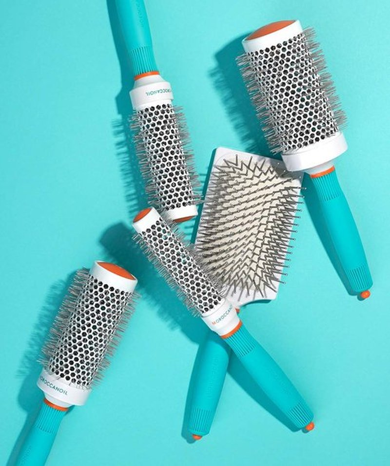 Moroccanoil Ceramic Round Brush - Professional Styling Tool for Smooth, Frizz-Free Hair