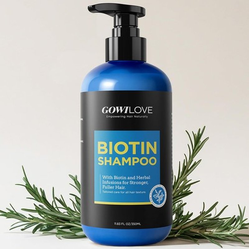 Skiennix 99% Pure Biotin Shampoo - 3X Thicker Hair Growth & 80% Less Hair Loss | 11.83oz Nourishing Treatment