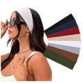 DRESHOW 8 Pack Sports Headbands for Women Non-Slip Stretchy Fashion HairBand Curly Hair Headband Soft Hair Accessories for Daily Wear Workout Yoga Running