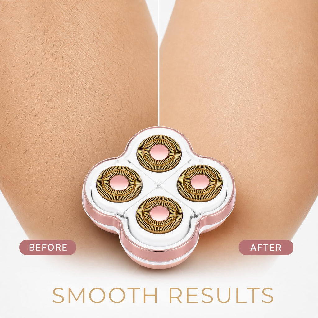 Hair Remover Replacement Head, 2. 4x2. 4x0. 8in Abs Electric Hair Remover Body Shaver Machine Head, Electric Shaver for Women with Versatile Use for Travel or Bath Time