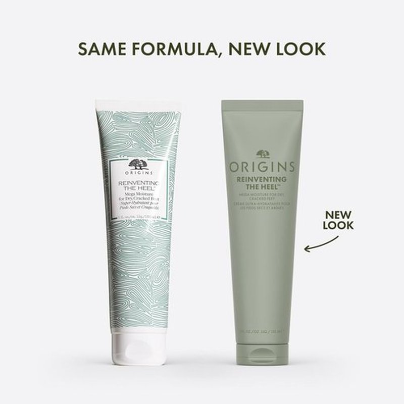 Origins Reinventing The Heel Foot Cream - Soothes Dry, Cracked Feet With Shea Butter & Jojoba Oil | 5 Fl Oz
