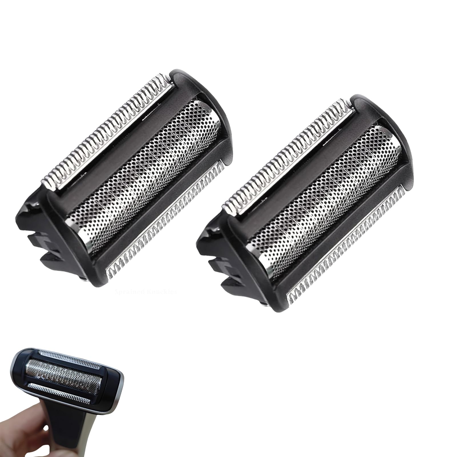 2026 New BG2000 Replacement Head Compatible with Bodygroom Trimmer Shaver Foil, Fit for BG5025, BG7030, BG7040, BG2030, BG2040 (2P)
