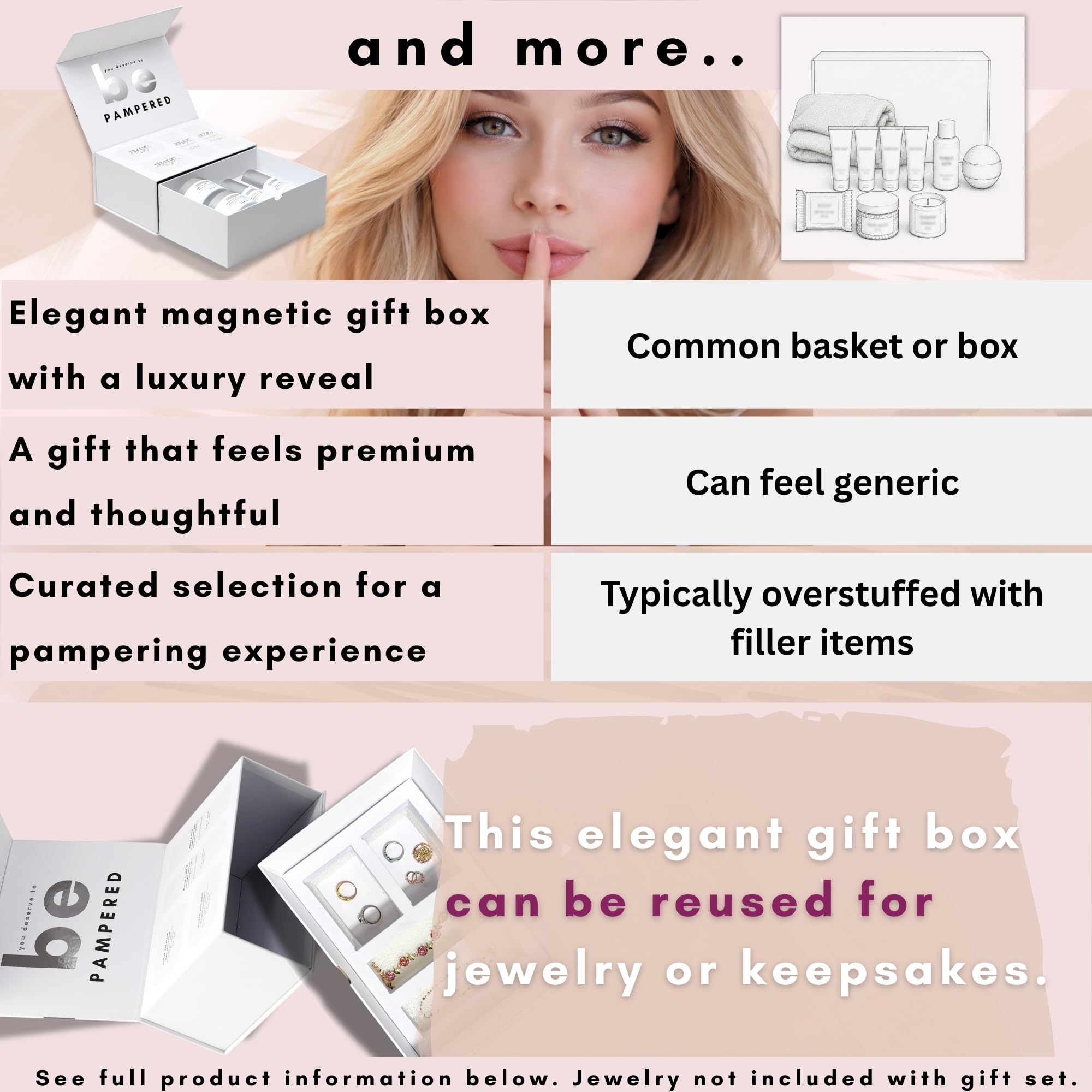 dûamou IV01 Gift Set For Women - Luxury Rejuvenating Pampering Self-care Skincare Set | Premium Gift Box with 4 Full-Size Products, Perfect Gifts for Women