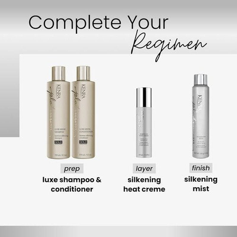 Kenra Professional Platinum Silkening Mist - Brilliant Shine Spray for Smooth Flyaways & Frizz Control | All Hair Types