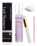 BEYELIAN Cluster Lash Glue Remover, Shampoo Kit for Eyelash Extension, 100ML Eyelash Shampoo, White Eyelash Extension Cleanser, Lash Eyelid Foam Cleaning Kit for Salon Use and Home Use
