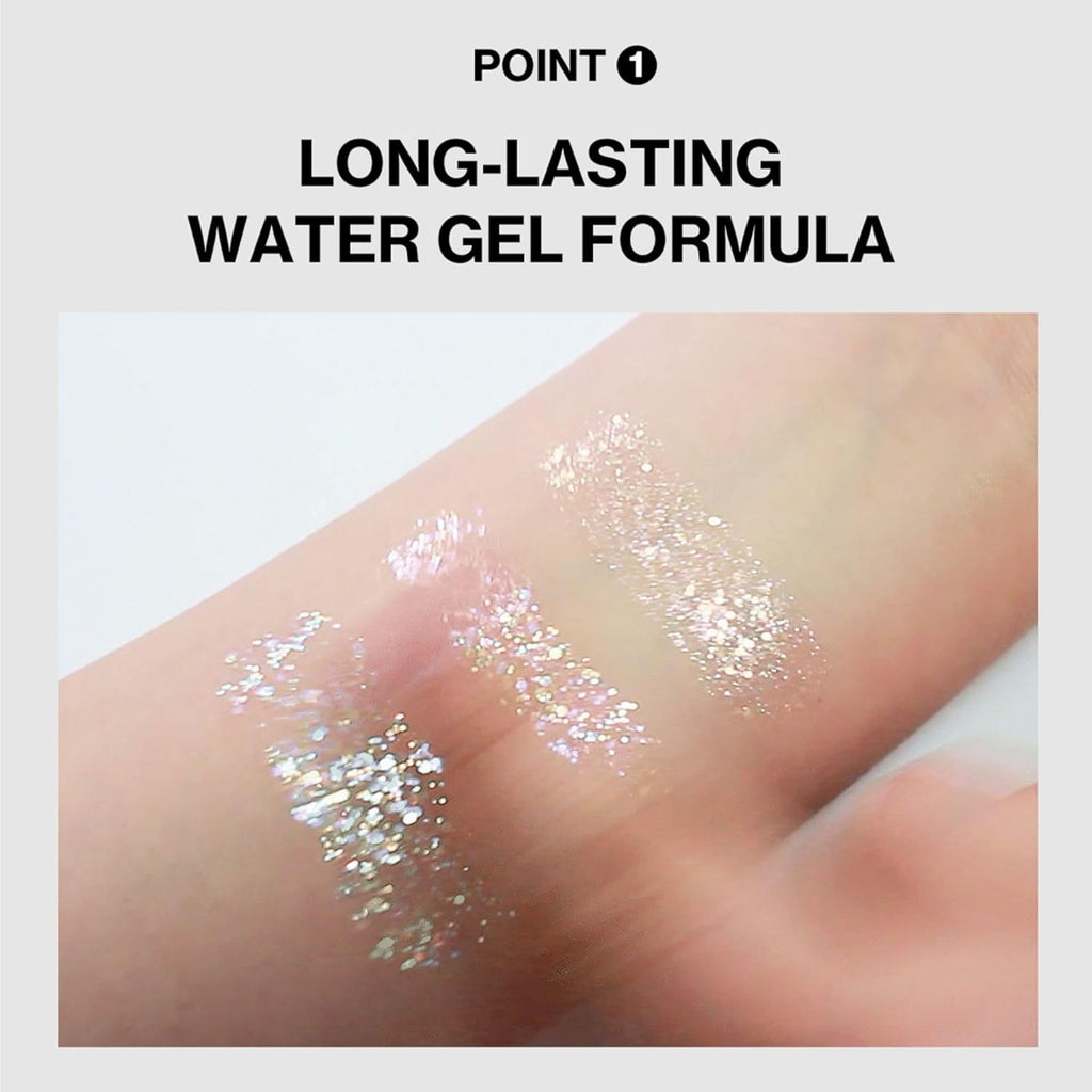 Unleashia Loose Glitter Gel Mini - Starlit Chaser for Stunning Eye Looks | Perfect for Parties