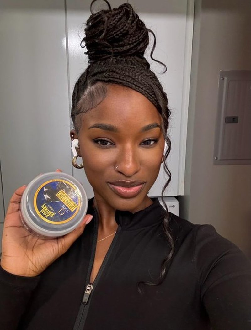 Edge Control Flexible Strong Hold For Natural and Relaxed Hair, Excellent Braiding Gel - Natural Instant 4C Edge Control.
