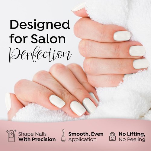 Tones Pro Acrylic Nail Powder - Max White Soft Off-White (3.5 Fl Oz) | Long-Lasting Non-Yellowing Polymer for Salon Quality Extensions & 3D Art