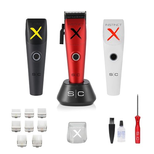 Stylecraft Instinct Professional Hair Clipper - Cordless with Intuitive Torque Control & 3 Modular Lids