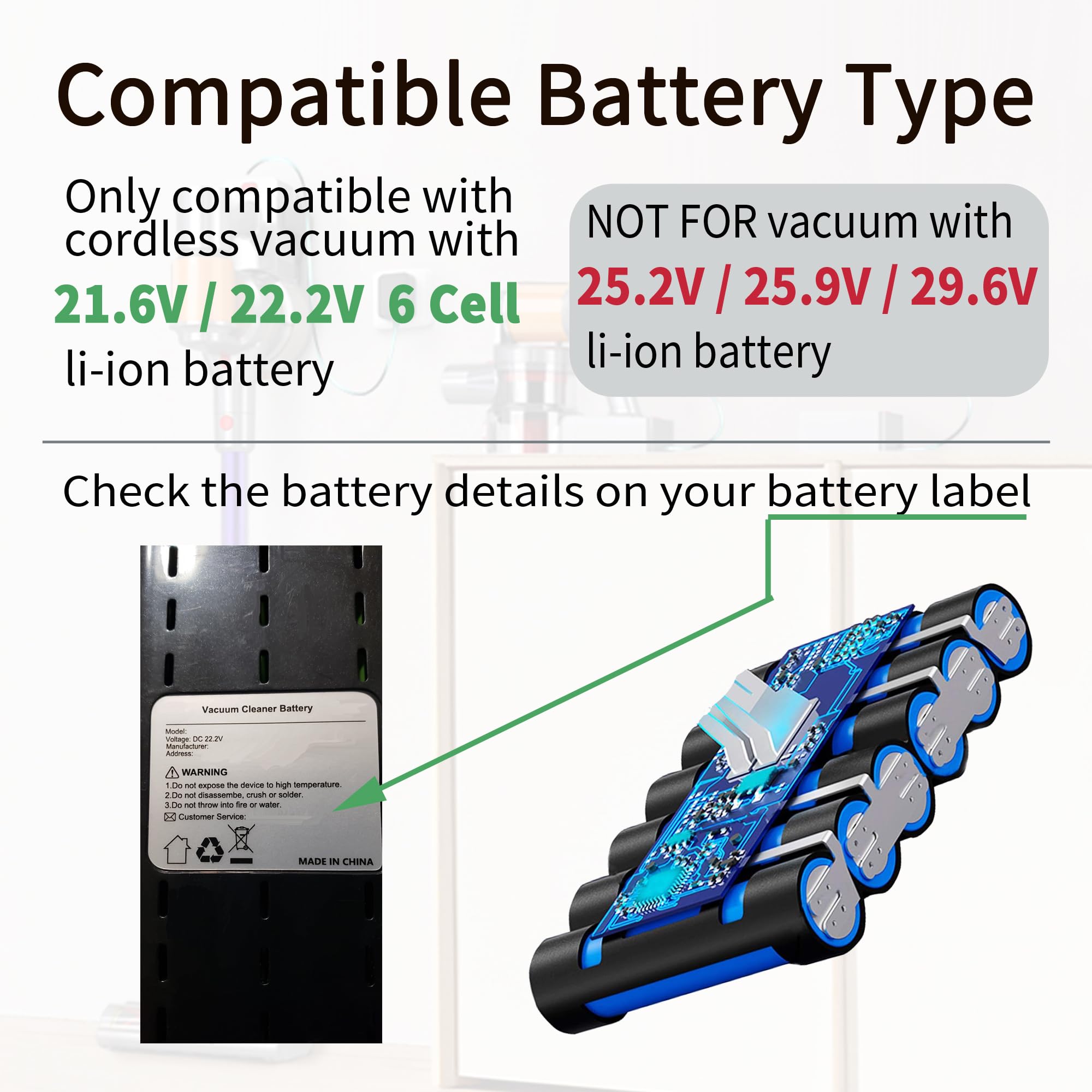 Charger for Wowgo Coolwill Cordless Vacuum Cleaner S108,for Aposen H10 H10S H11 H11S H120 H150 H21 H21S H250 H251 22.2V Li-ion Battery Replacement Power Adapter GQ18-270050-AU