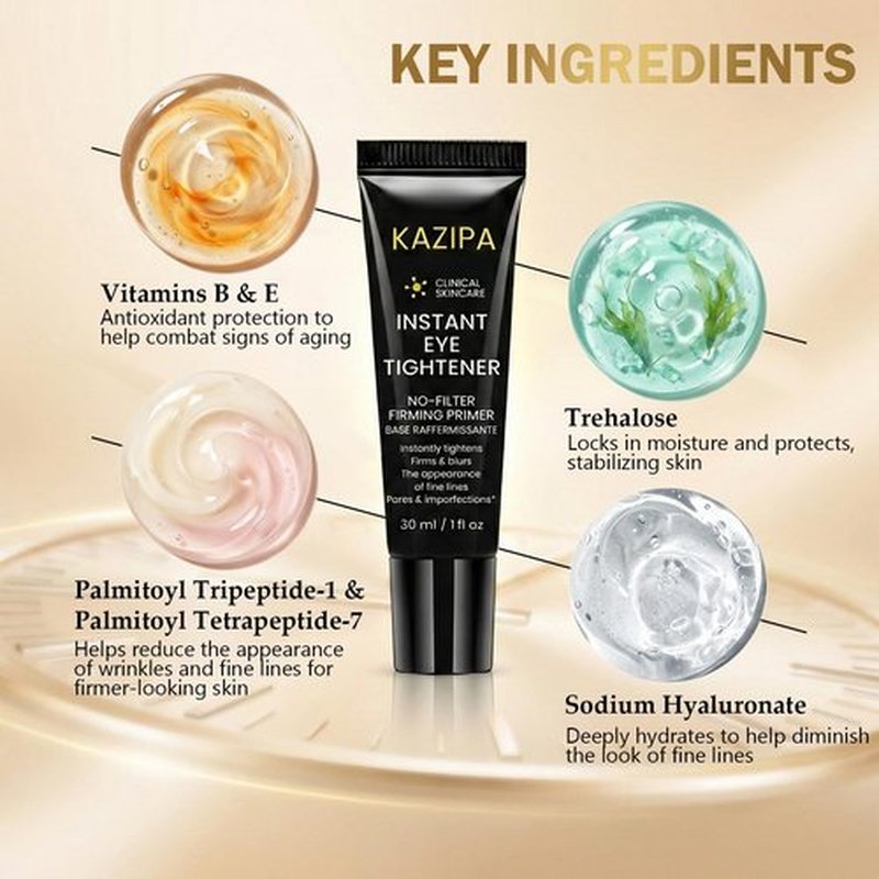 Skiennix Instant Eye Tightener Cream - Firming & Lifting Treatment for Dark Circles & Puffiness | 1 Fl Oz
