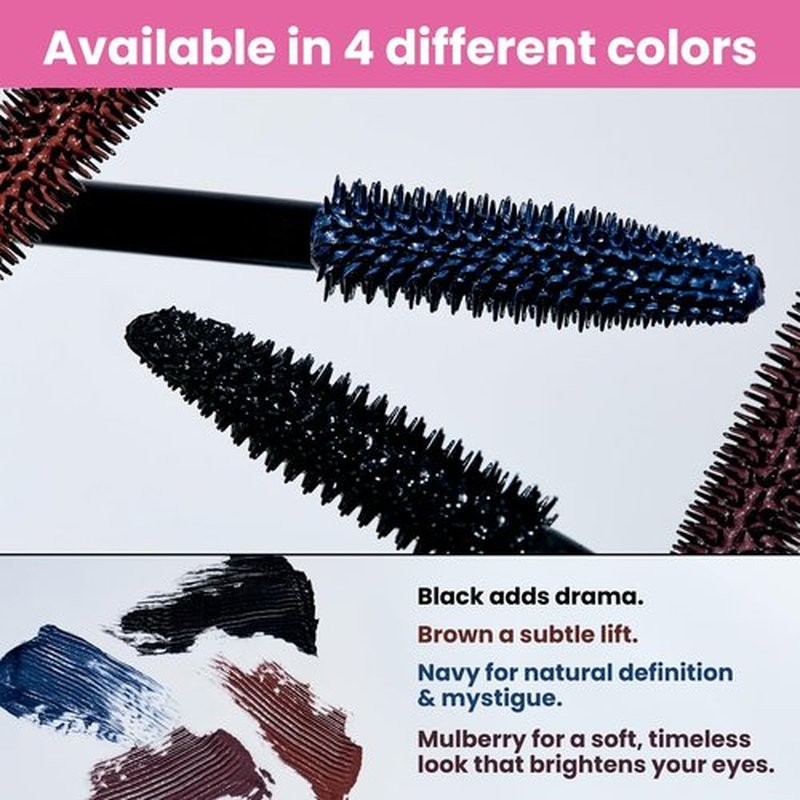 Prime Prometics PrimeLash Mascara for Older Women - Volumizing & Lengthening, Hypoallergenic, Black