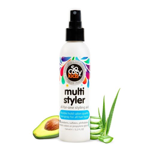 SoCozy Multi Styler - Kids' Hair Styling Spray with Gentle Formula | 5.2 Fl Oz, Quinoa & Vitamin B5