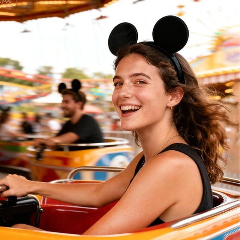 MADO 2 pack mouse ears headbands for adults women little girls boys (black, onesize)