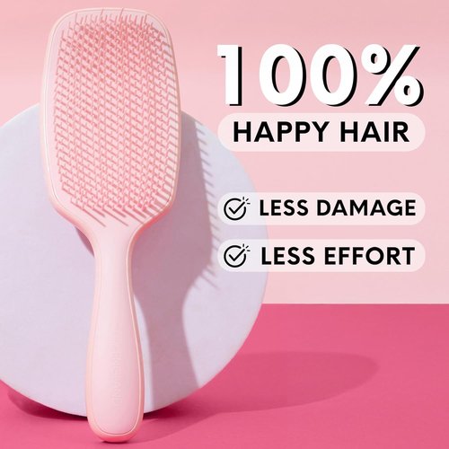 Lily England Detangling & Styling Brush - Pain-Free Rose Gold Brush for Curly Wet & Dry Hair