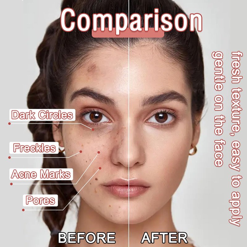 LJYBoBin 3 in 1 Color Correcting Cream,Moisturizing Isolation Cream Oil Control One Step Color Corrector,Skin Tone Correcting Concealer & Invisible Pore Face Primer Foundation Makeup