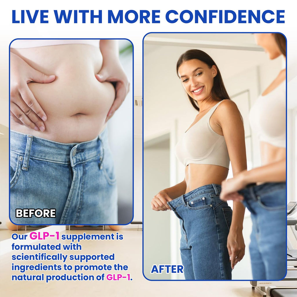 GLP-1 Supplement, Natural GLP 1 Booster Drink Mix for Weight Loss, Appetite Control and Metabolism Boost Support, Contains Yerba Mate, Garcinia Cambogia, Berberine (Raspberry Lemonade Flavor)