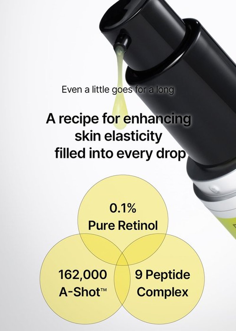 celimax The Vita A Retinol Shot Tightening Serum | with Pure Vitamin A Retinol, Peptide, Pore Minimizer, Wrinkles & Fine Lines, Firmer Skin, Anti-Aging, Skin Smoothing 30ml