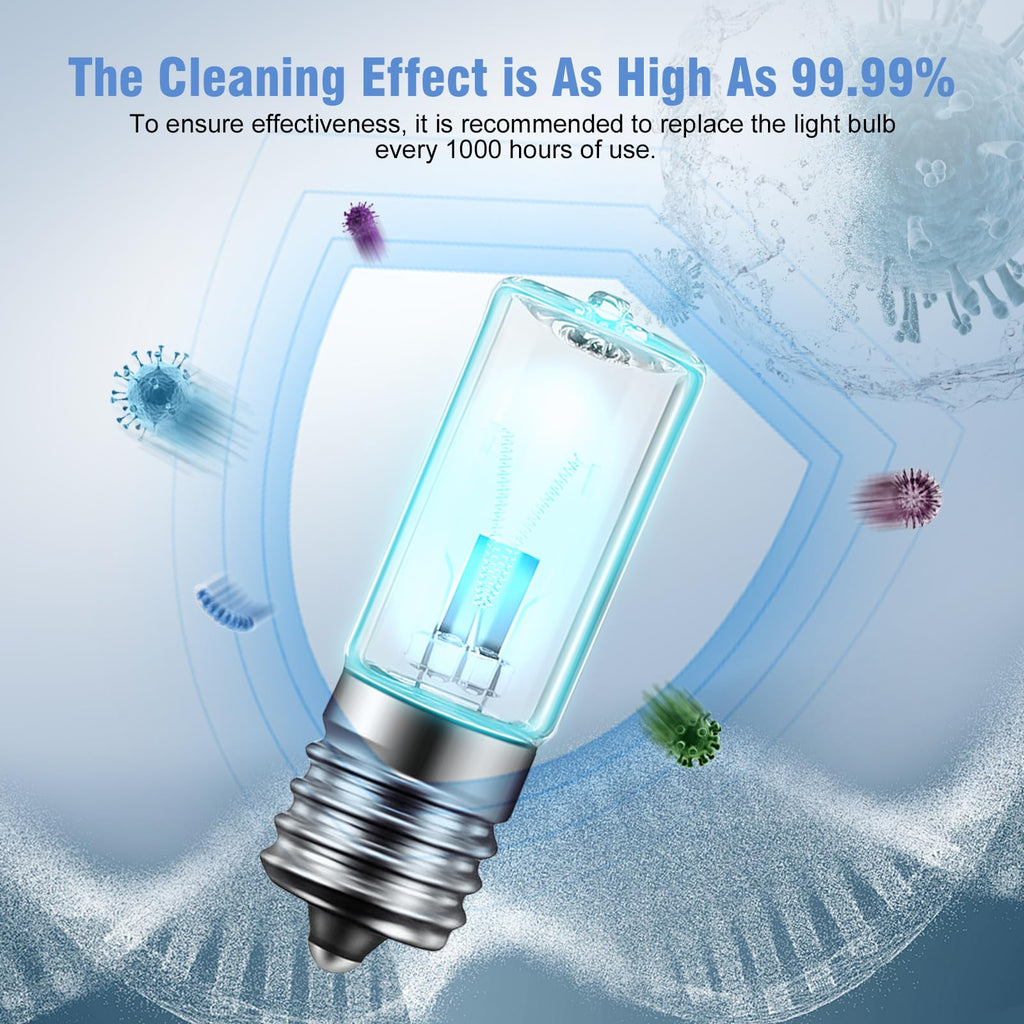 2 Pcs 3 Watts Bulb Replacement Parts Compatible with Philips Sonicare HX6150 HX6160/D HX7990 Charger Appliances