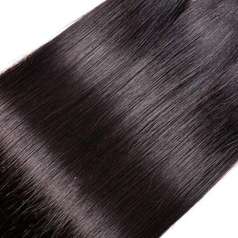 26 28 30 Inch Straight Human Hair Bundles Mixed Length Brazilian Virgin GveoXvo Straight Bundle Hair Extensions