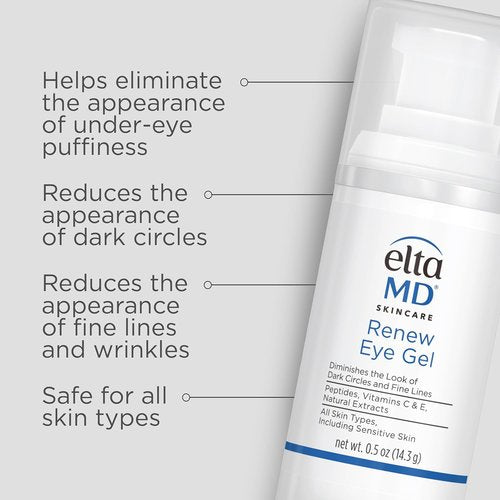 EltaMD Skin Care Kit - AM Restore & PM Restore Facial Moisturizers | Anti-Aging Eye Gel
