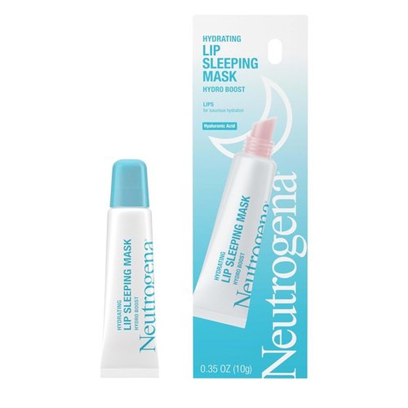 Neutrogena Hydro Boost Lip Sleeping Mask - Hydrating Treatment with Hyaluronic Acid | 0.35 oz, Fragrance-Free