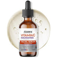 Alozera Vitamin C Facial Serum - Anti-Aging Niacinamide & Ferulic Acid for Radiant Skin | Gentle & Effective