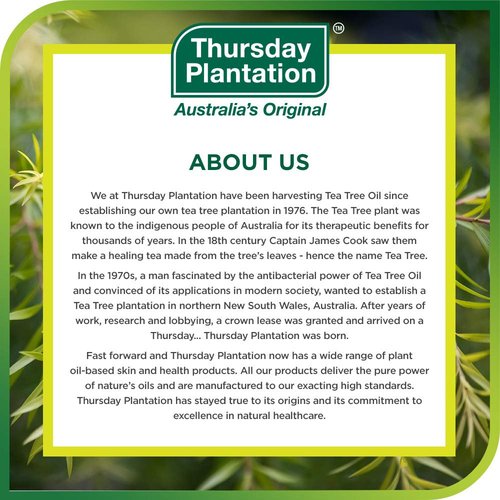 Thursday Plantation Tea Tree Foot Powder, Helps Prevent Foot Odor and Sweat, 3.5 Ounces