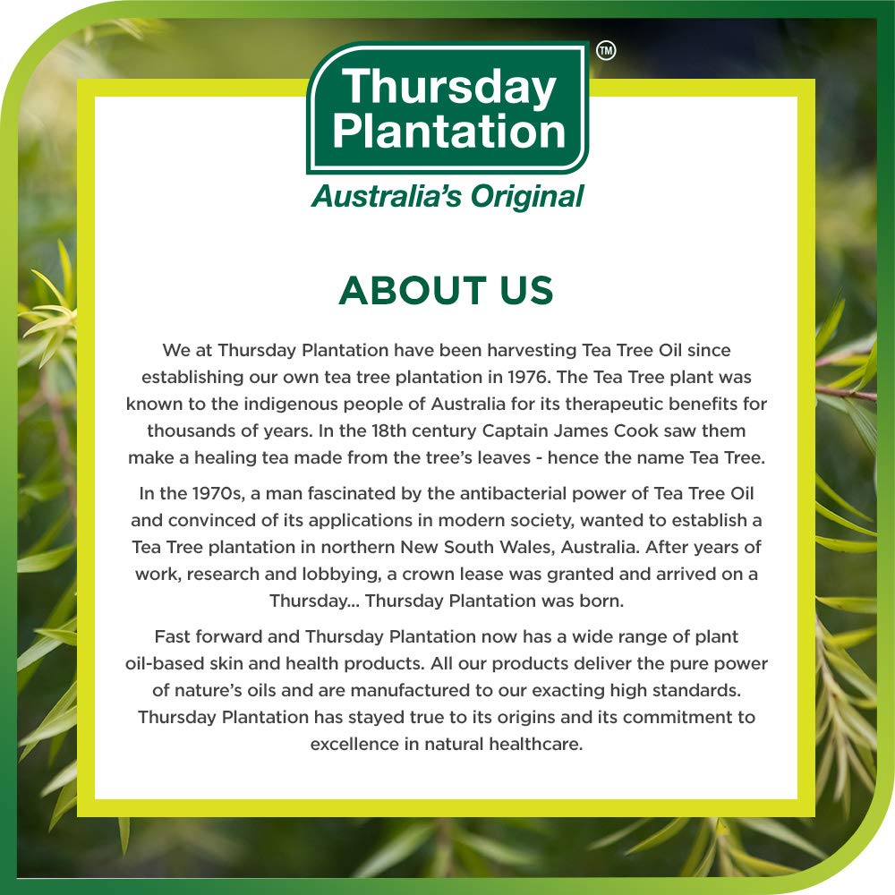 Thursday Plantation Tea Tree Face Cream, Moisturizes and Helps Maintain Clear Skin, 2.29 Ounces
