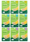 Easyderm Soft Stretch Bandage Multipacks 9 Packs (3 Packs of Each Size) 168 Counts | Waterproof, 4X Flexible, and Skin-Like Adhesive Bandages for First Aid, for Sensitive Skin Stocking Stuffer