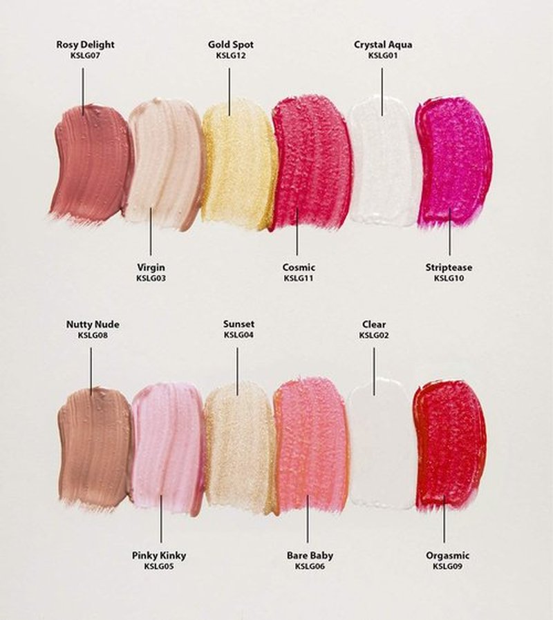 KISS Glam Shine Vita Lip Gloss - Orgasmic Shade | Hydrating & Glossy Finish (1 Pack)