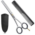 Thinning Shears for Hair Cutting GTEX 6.5in Thinning Scissors Professional Barber’s Texturizing Shears for Salon & Home Use - High Carbon Stainless Steel Texture Blending Hair Thinning Shears