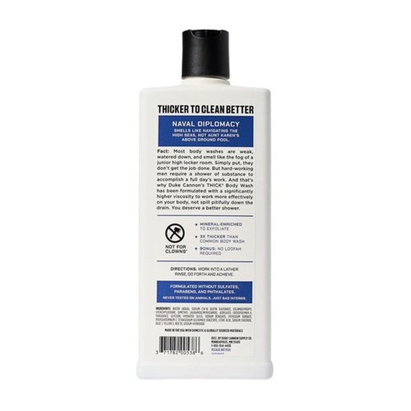 Duke Cannon Supply Co. THICK High-Viscosity Body Wash for Men THICK IN A BOX Variety 3 Pack - Premium Ingredients, Plant-Based Thickeners, Superior Lather, Natural Exfoliate, 17.5 Fl Oz (3 Pack)