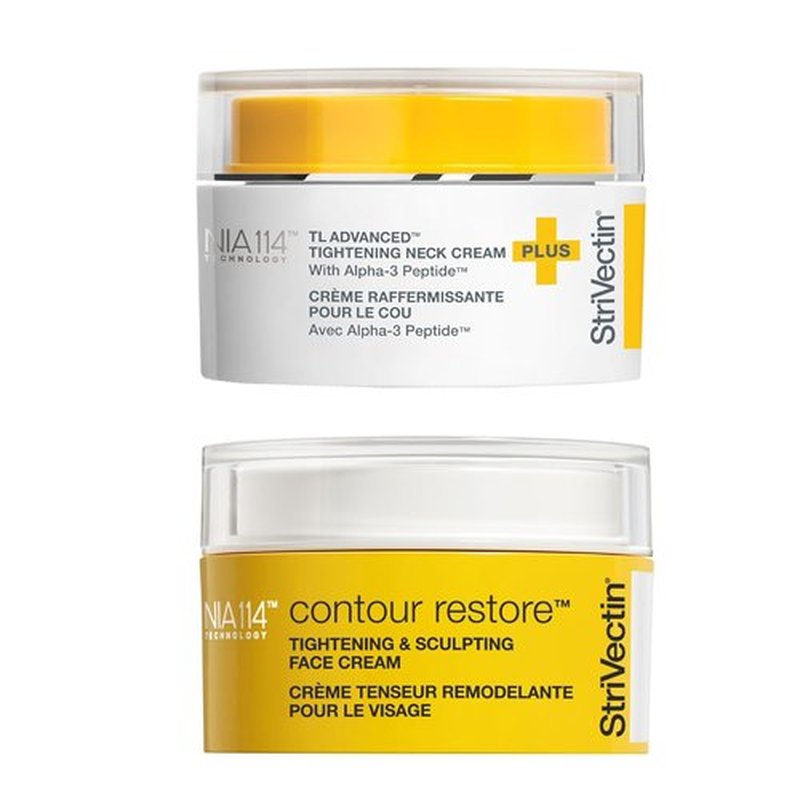StriVectin TL Advanced Tighten & Sculpt Kit - Brighten & Lift Skin Tone with Peptides & Hyaluronic Acid