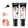 Nelrona Semi Solid Nail Glue 10ml for Press On Nails with 10ml Remover Kit Nail Tips Glue Gel - No Lamp Needed, Quick Drying, Long Lasting 30+ Days for Fake Acrylic Nails