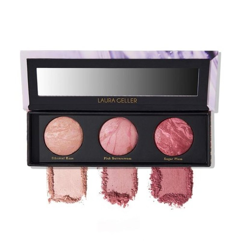 Laura Geller New York Blush Palette - Better Than Ever 3-Piece Marbleized Blush Trio