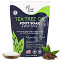 Tea Tree Oil Foot Soak by [Brand Name] - Epsom Salt Formula for Toenail Repair & Sore Feet Relief | 16 oz