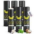 ChapChamp Lip Balm for Men - Mens Lip Balm Vitamin E and Beeswax - Chapstick for Men - Peppermint, Coconut & Vanilla - Made in the USA (All Natural, 6 Pack)