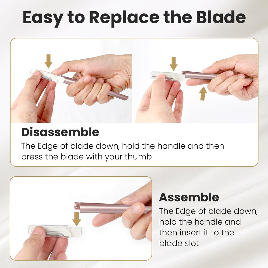 COSYLIFE Dermaplane Razor for Women Face