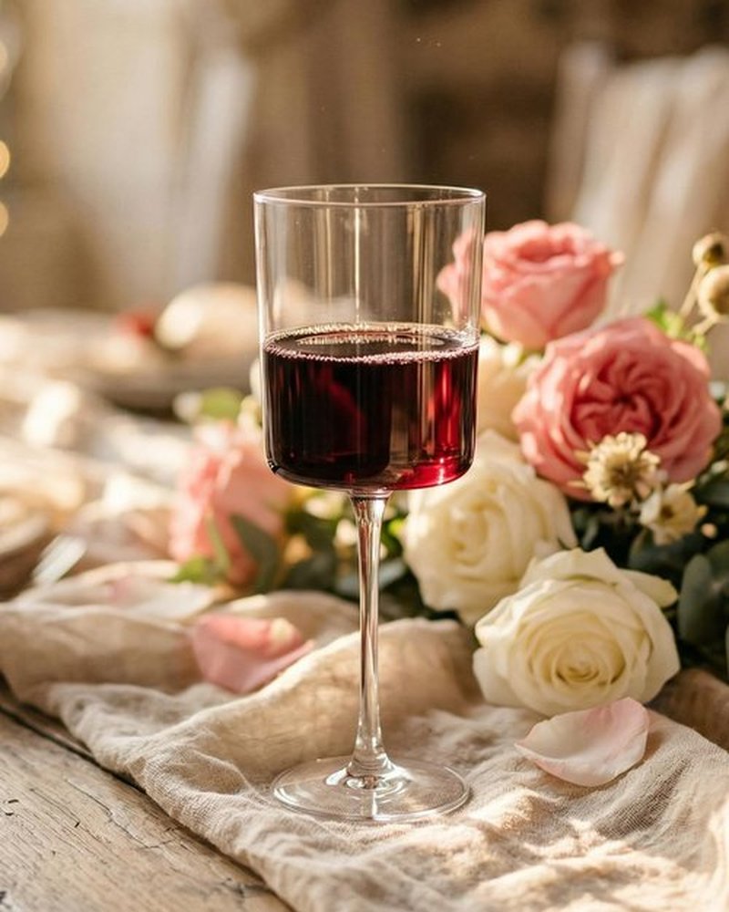 Ciaell 12 Pack Clear Plastic Wine Glasses - 10 Oz Stemmed Disposable Glasses for Parties & Events
