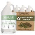 Terra Pure Green Tea Hotel Body Lotion | 1 Gallon | For Hospitality & Vacation Rentals to Refill Dispensers | (Set of 4)