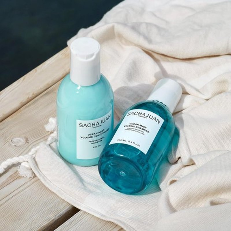 SACHAJUAN Ocean Mist Volume Shampoo and Conditioner Set - Lightweight Hydration with Ocean Silk Technology & Vegetable Proteins