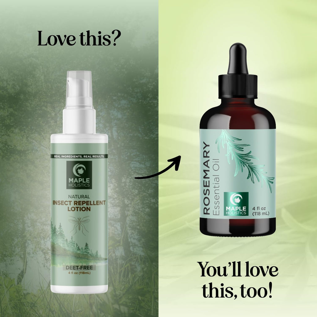 Bug Repellent Lotion for Adults & Kids - DEET Free Insect Repellent Lotion for Ticks & Mosquitoes - Made with Citronella & Lemongrass - Dermatologist Tested - Light Scent Vegan & Cruelty Free (4oz)