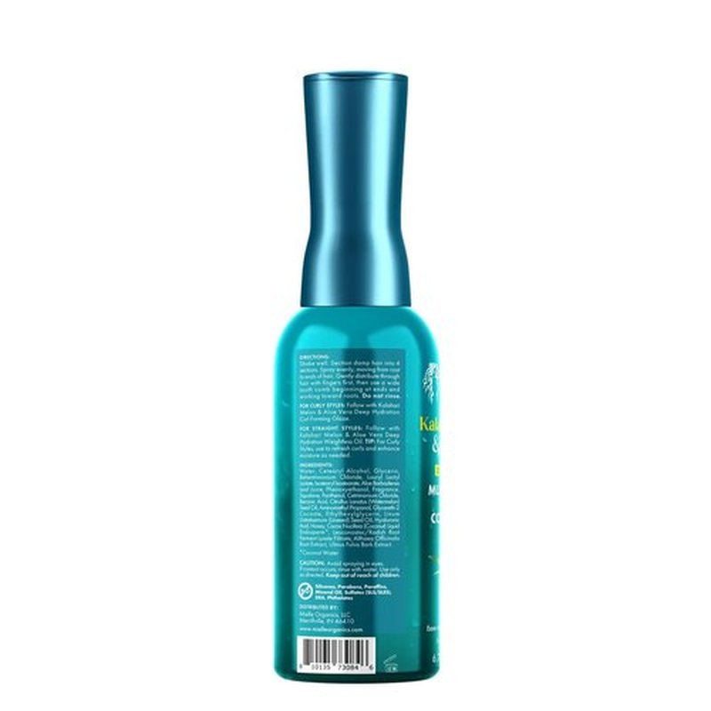 Mielle Organics Kalahari Melon & Aloe Vera Multi-Tasking Leave In Conditioner Spray - 3-in-1 Hair Detangler Spray, Curl Refresher & Moisturizer for Dry, Curly & Textured Hair, 6.7 Ounce