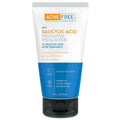 Acne Free Salicylic Acid Face Scrub - 2% BHA Blackhead Remover & Deep Cleanser with Charcoal, 5 Ounce