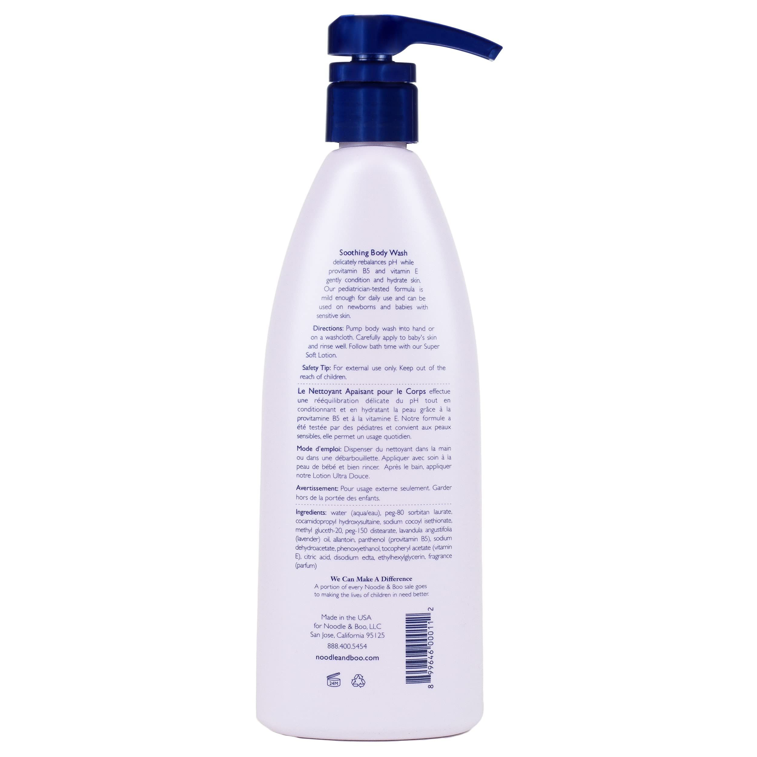 Noodle & Boo Lavender Soothing Newborn and Baby Bath , 16 Fl Oz (Pack of 1)